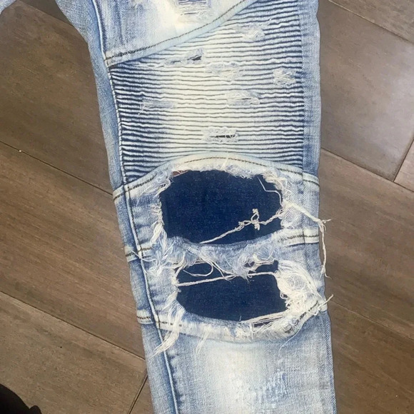 Preme Y2K distressed jeans - Picture 4 of 7